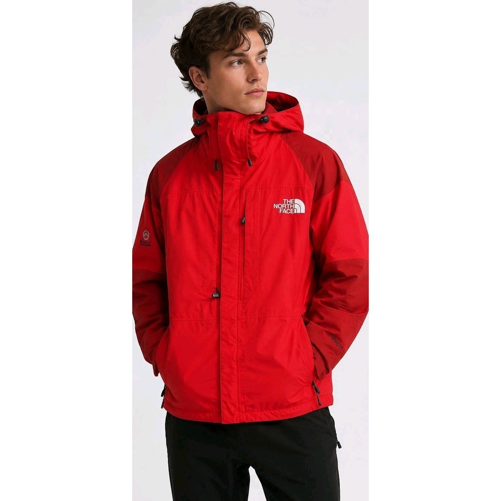 The North Face Summit Series Gore-Tex XCR Jacket Mens Red Hooded Shell Coat XL